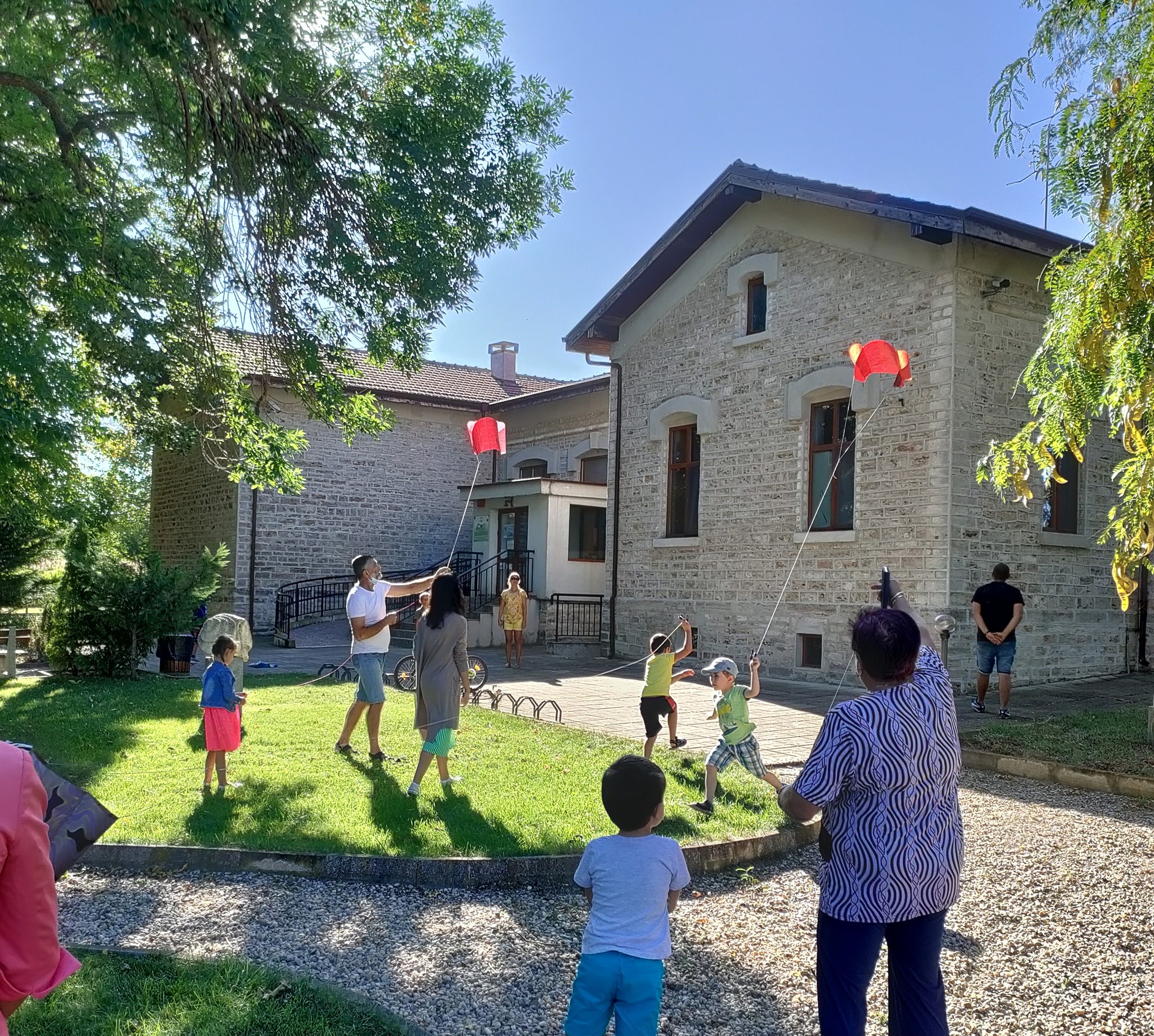 Children's kite workshop